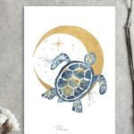 Lámina-Tortuga (Colección Marina)