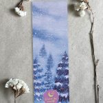 Marcapáginas-Árboles Nevados