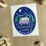 Pegatina-Adventure awaits
