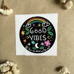 Pegatina-Good Vibes